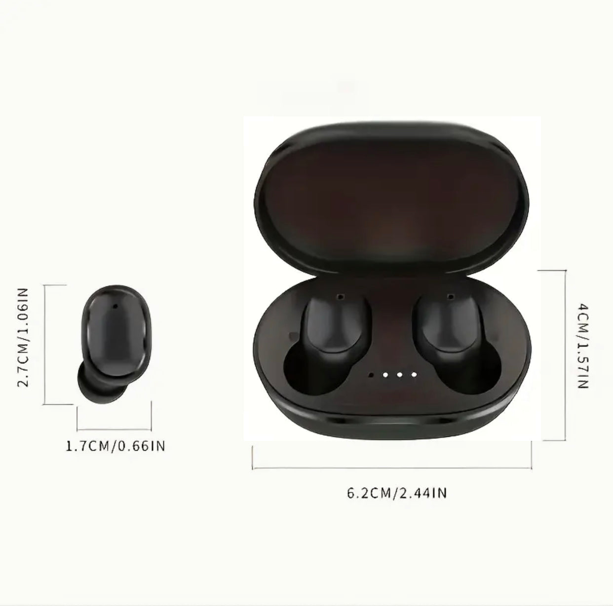 E7s TWS Wireless Earbuds – Deep Bass | Button Control | LED Power Display