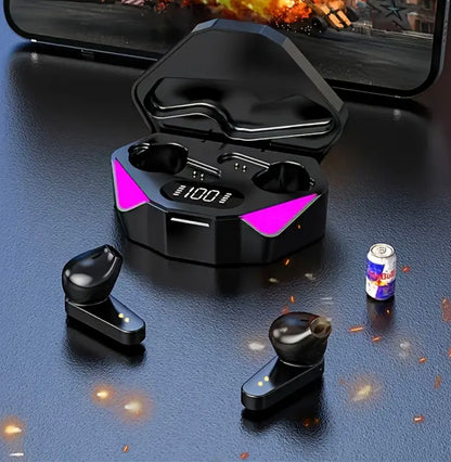 🎮 X15 Gaming Air Buds – Ultra-Low Latency Wireless Earbuds with LED Display & Explosive Sound
